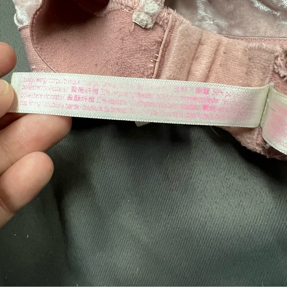🌴Women’s PINK Victoria’s Secret Unlined Velvet Bralette - Picture 9 of 10